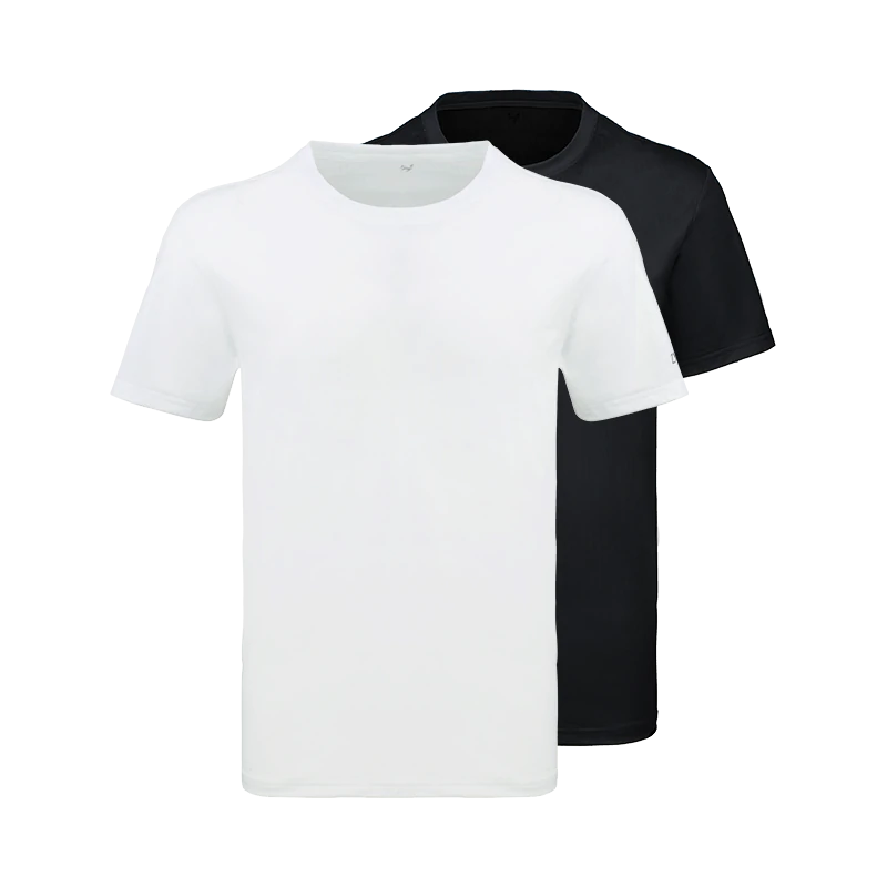 (image for) Supield Cool Feeling Sports T-Shirt 86% Nylon Comfort Breathable Elastic Lightweight Round Neck Design for Exercise Outdoor Travel Biking